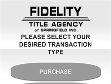 Tablet Screenshot of fidelitytitlerates.com